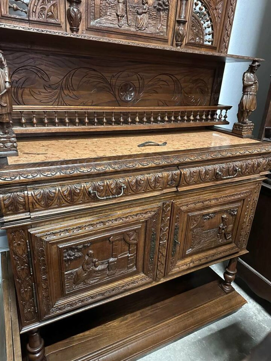 Десертница/Буфет открытый в бретонском стиле