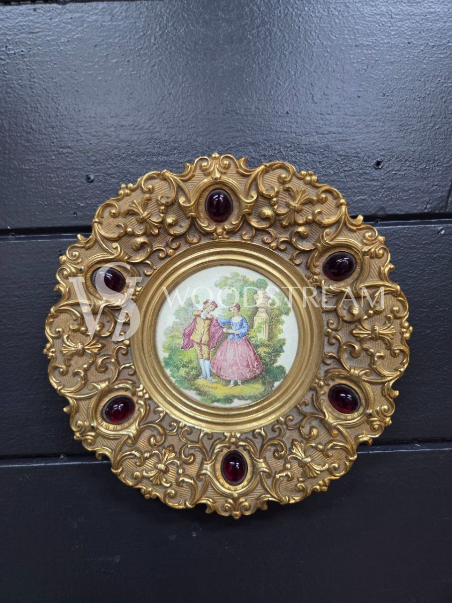 Тарелка декоративная винтажная