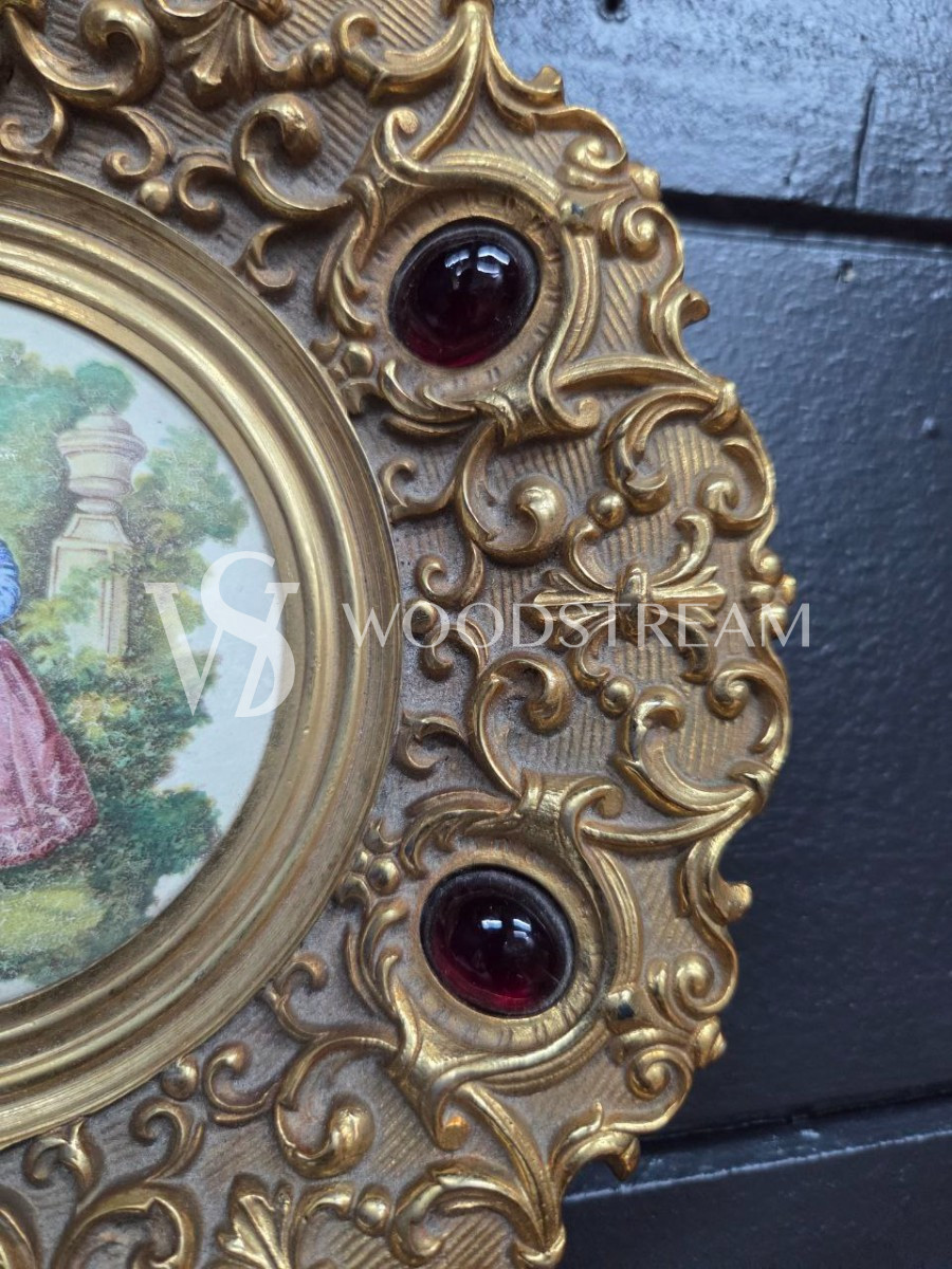 Тарелка декоративная винтажная