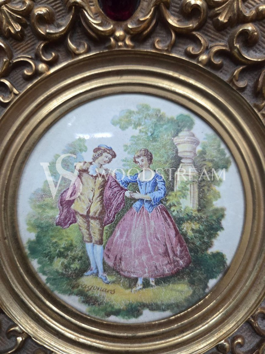 Тарелка декоративная винтажная