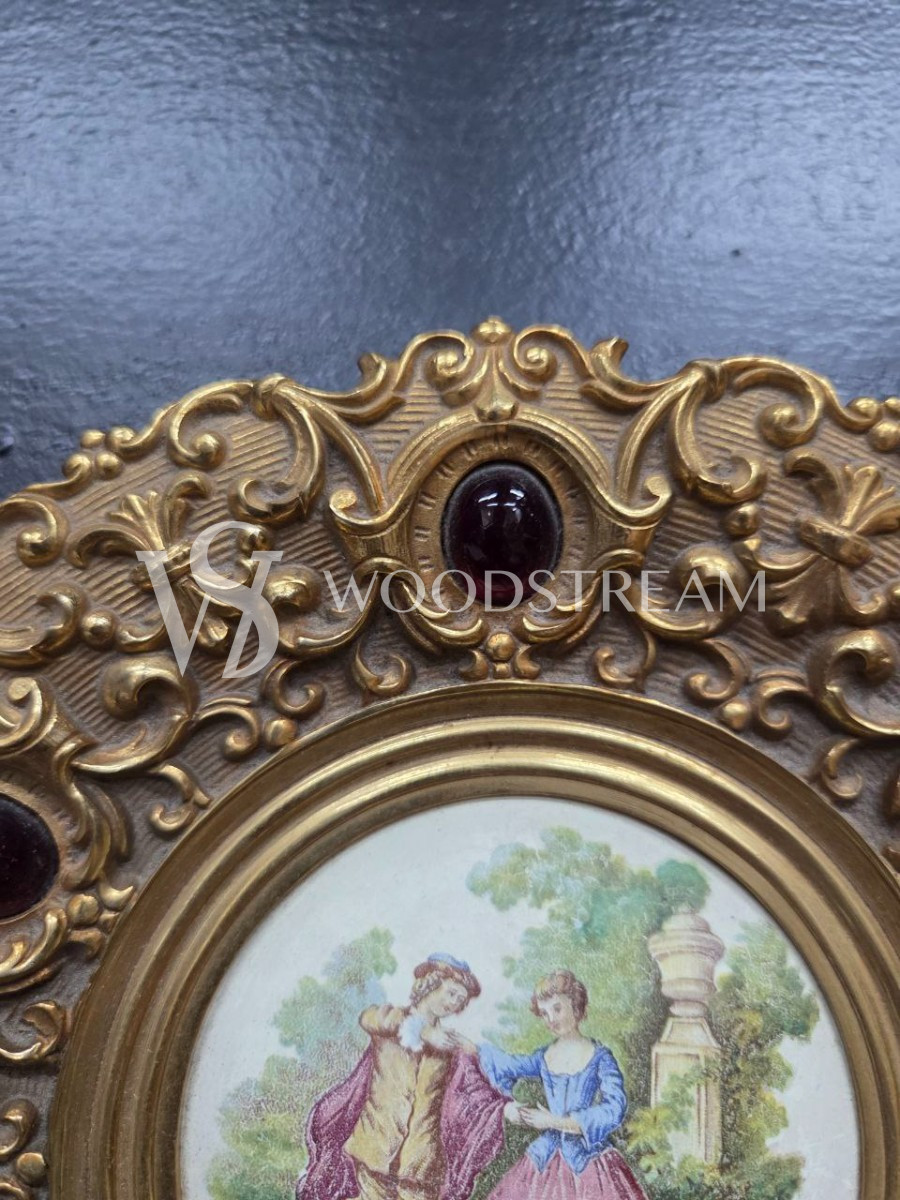 Тарелка декоративная винтажная