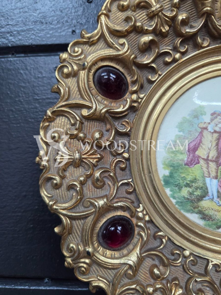 Тарелка декоративная винтажная