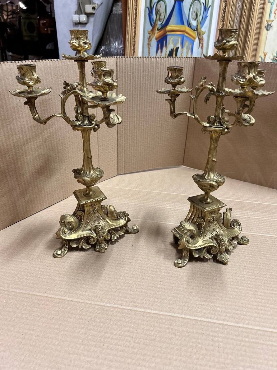 Подсвечник винтажный 2 штуки