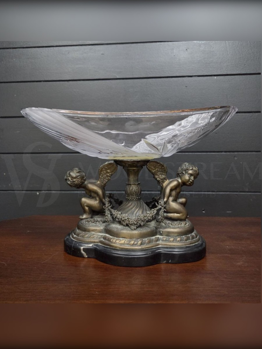Ваза/Конфетница/Фруктовница с путти в стиле венецианского барокко