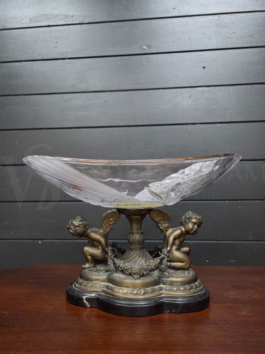 Ваза/Конфетница/Фруктовница с путти в стиле венецианского барокко
