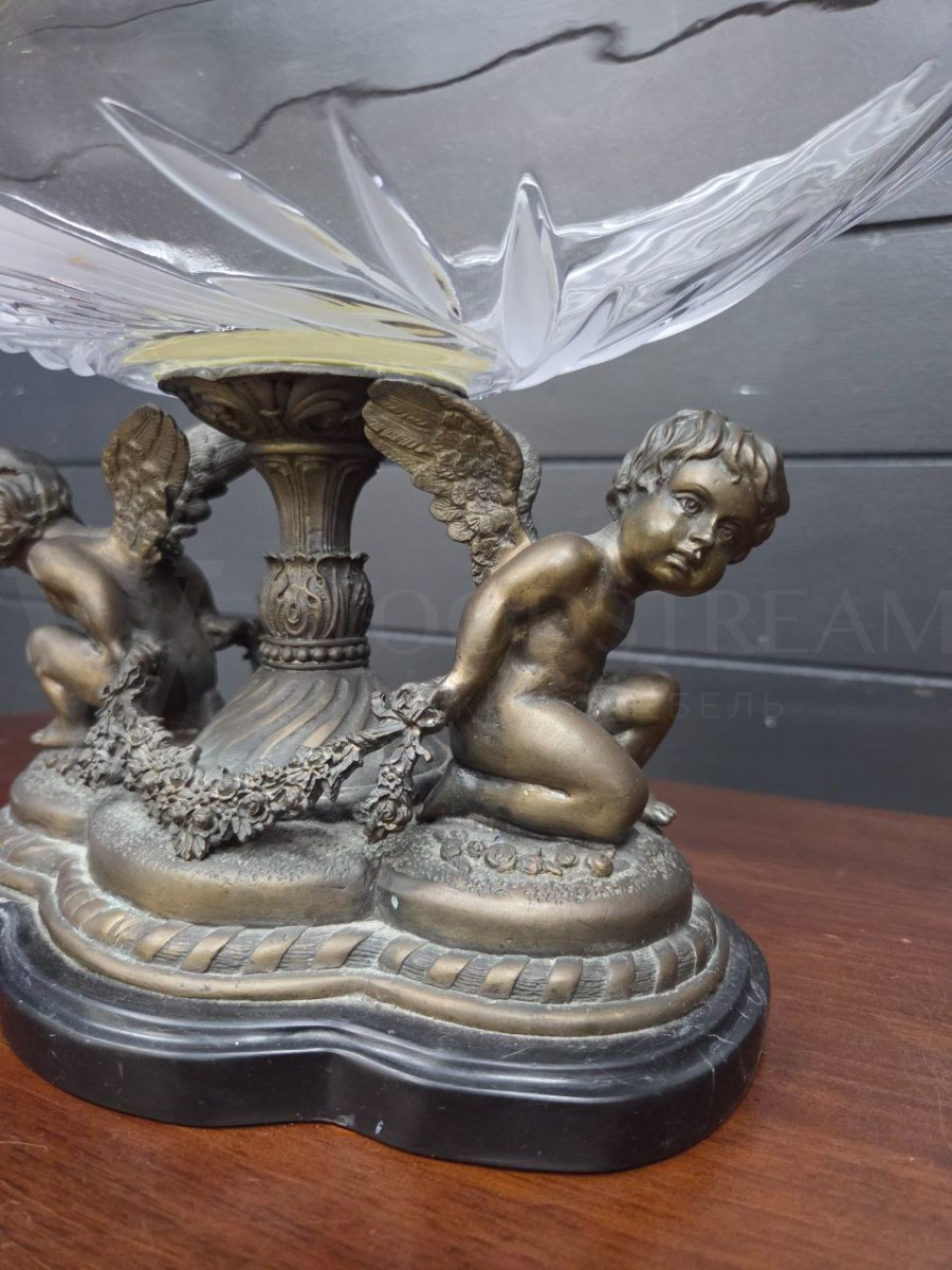 Ваза/Конфетница/Фруктовница с путти в стиле венецианского барокко