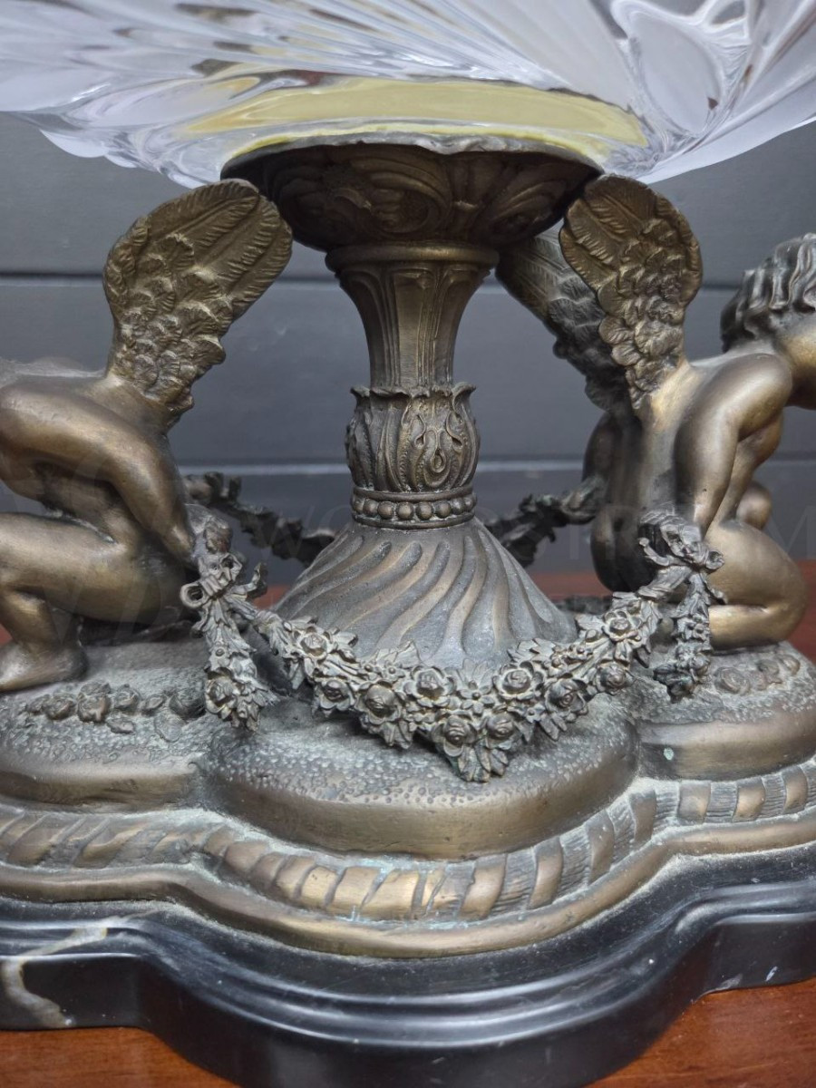 Ваза/Конфетница/Фруктовница с путти в стиле венецианского барокко