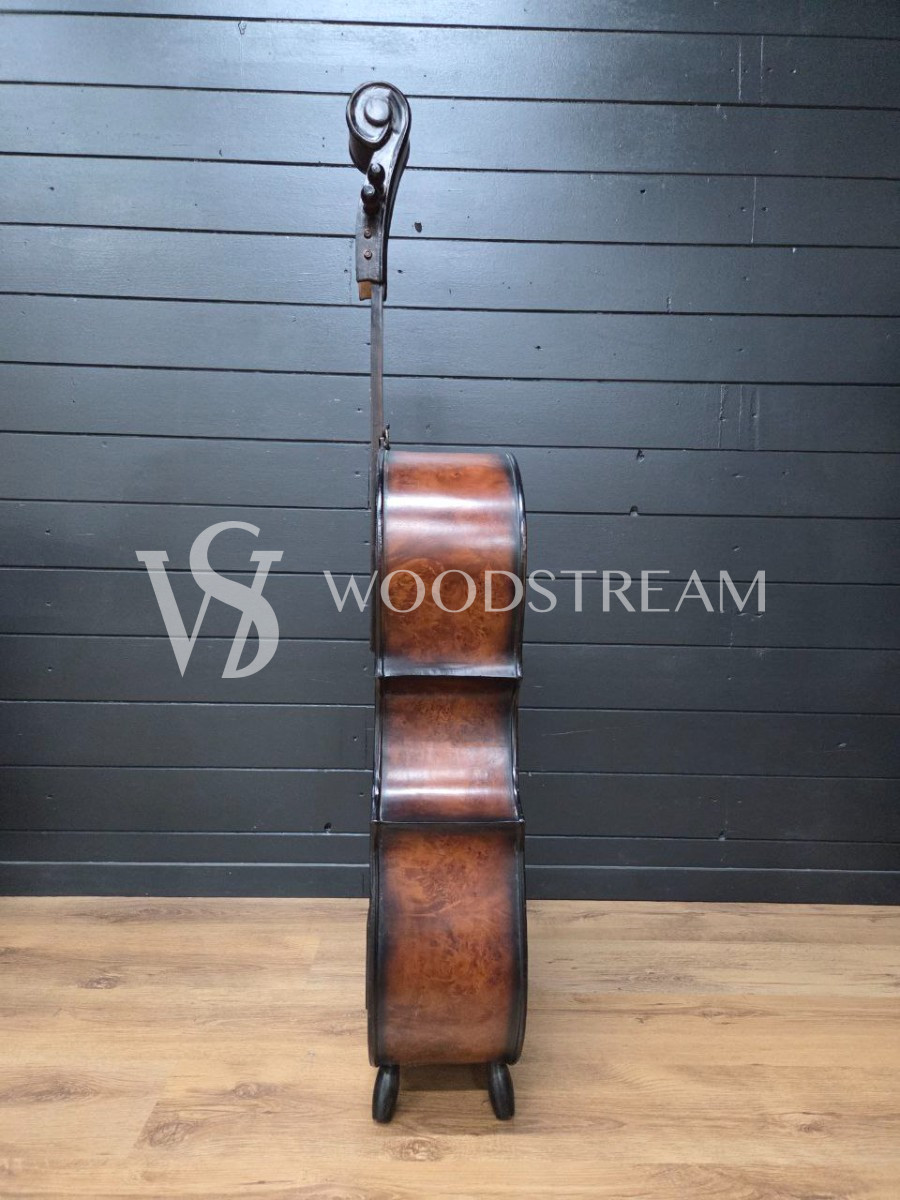 Бра/Подставка для бутылок в форме контрабаса/виолончели