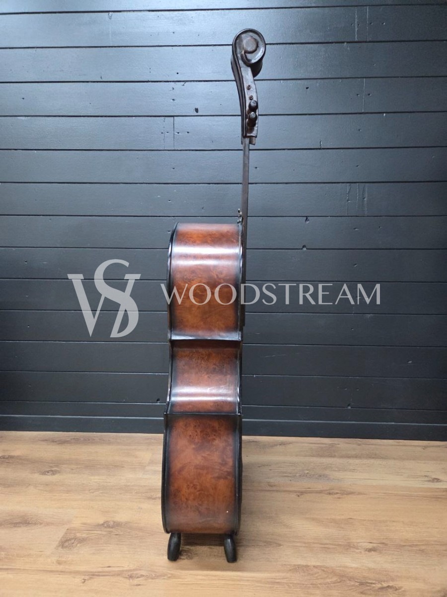 Бра/Подставка для бутылок в форме контрабаса/виолончели