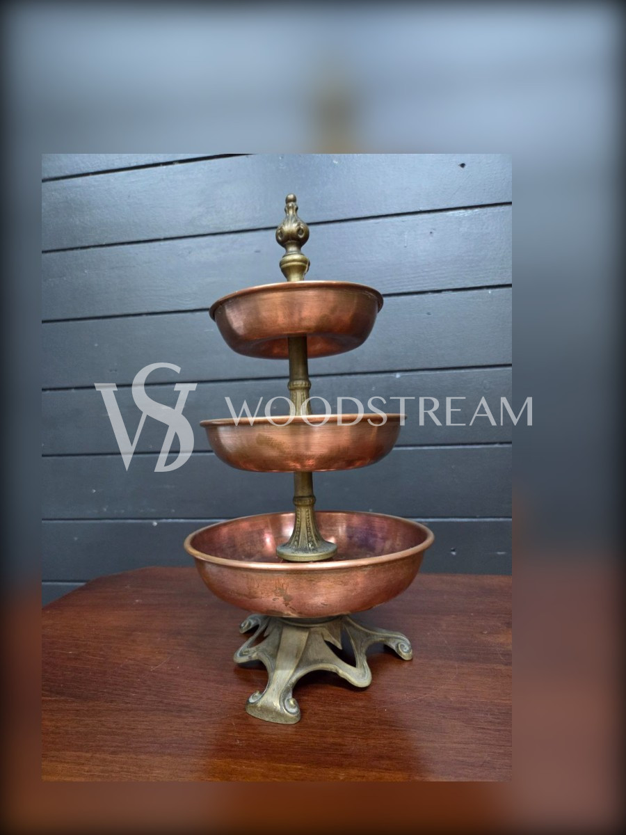 Менажница/Ваза 3х ярусная винтажная