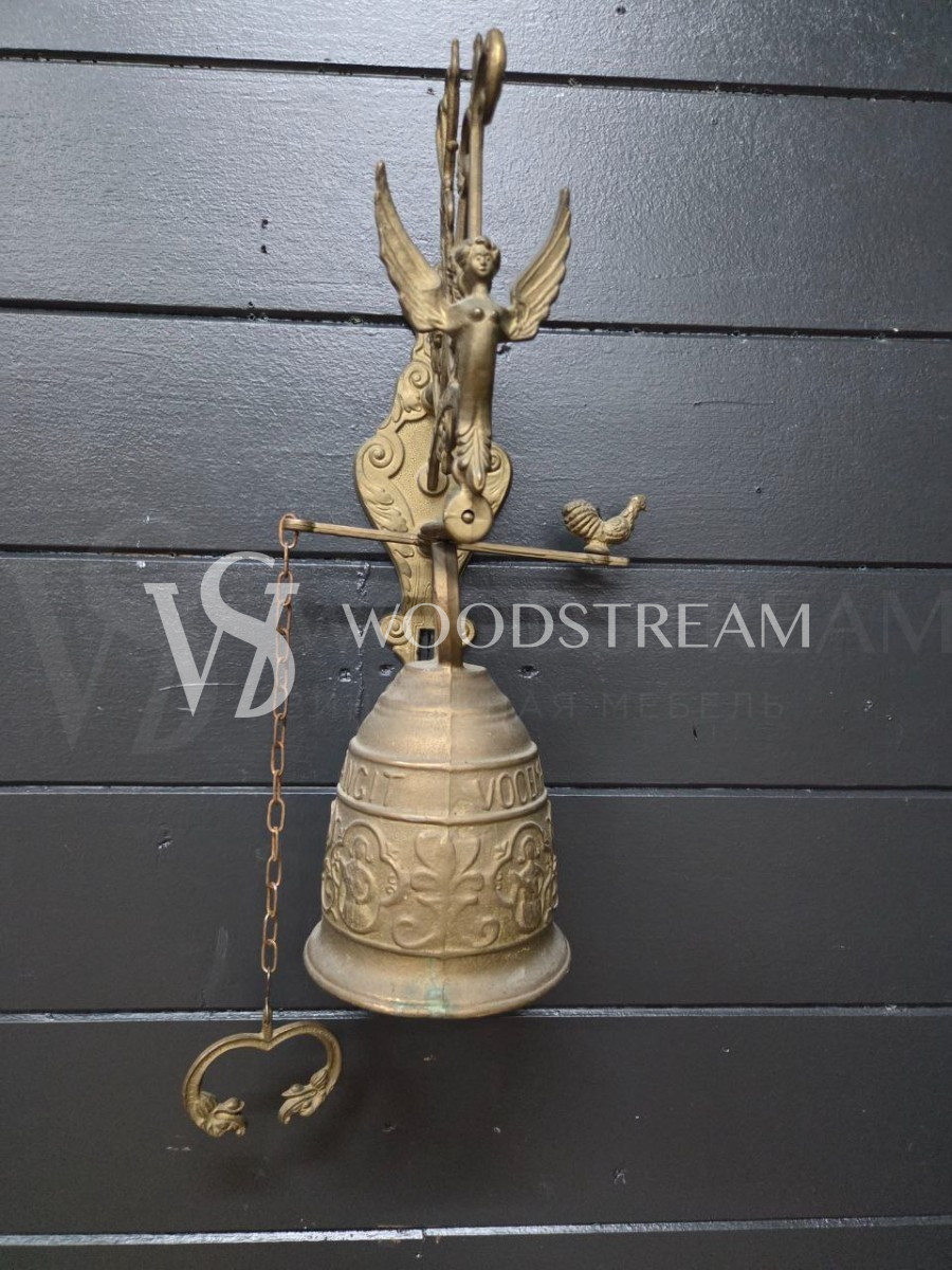 Декоративный элемент/Колокол дверной с ангелом