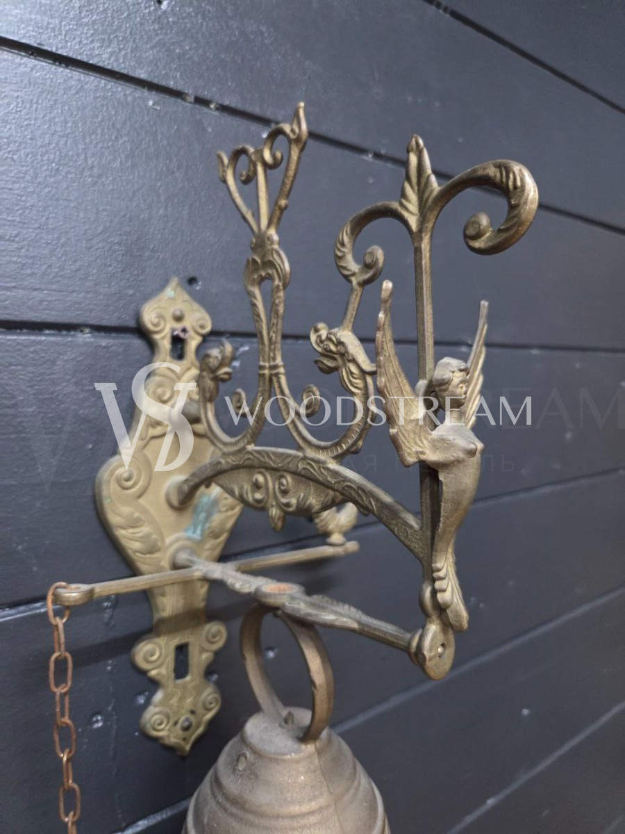 Декоративный элемент/Колокол дверной с ангелом