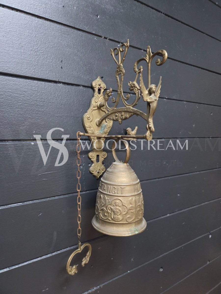 Декоративный элемент/Колокол дверной с ангелом