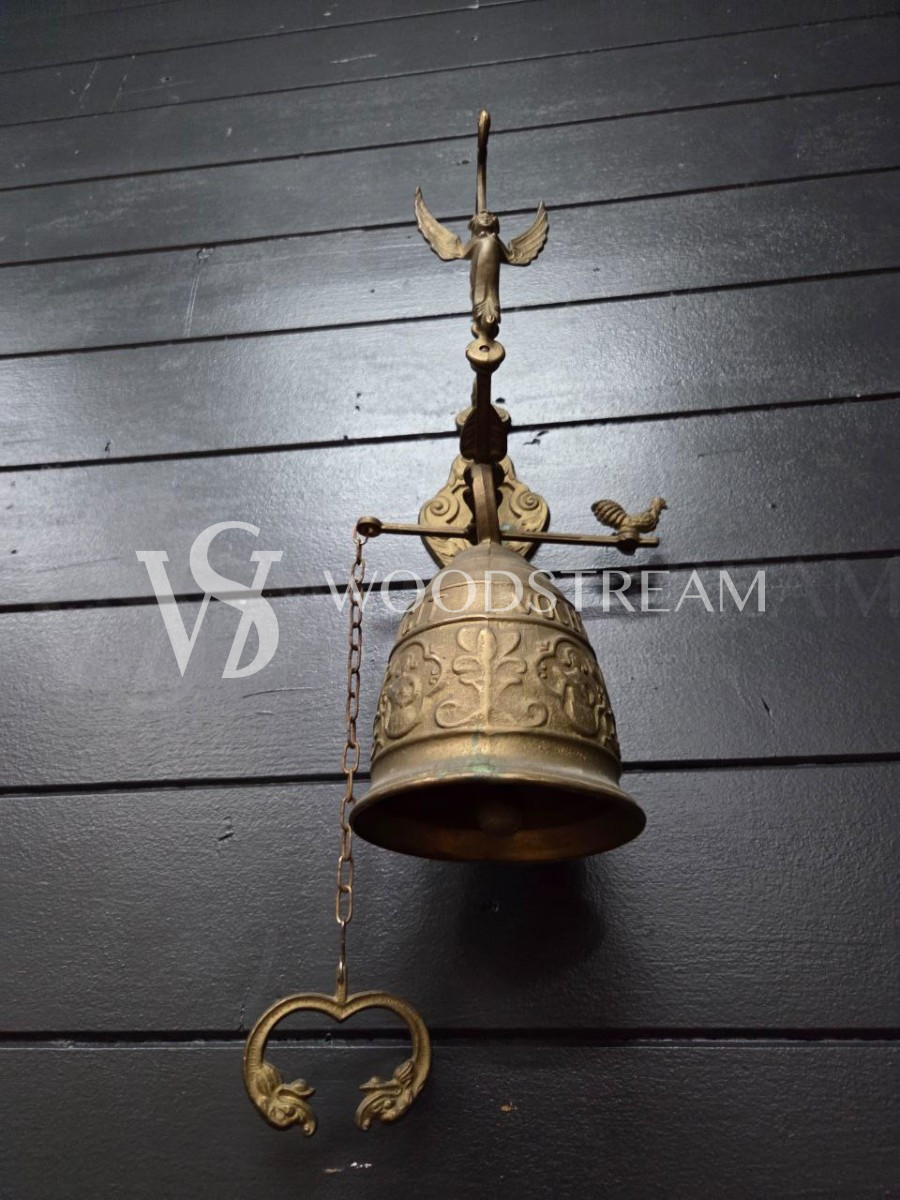 Декоративный элемент/Колокол дверной с ангелом