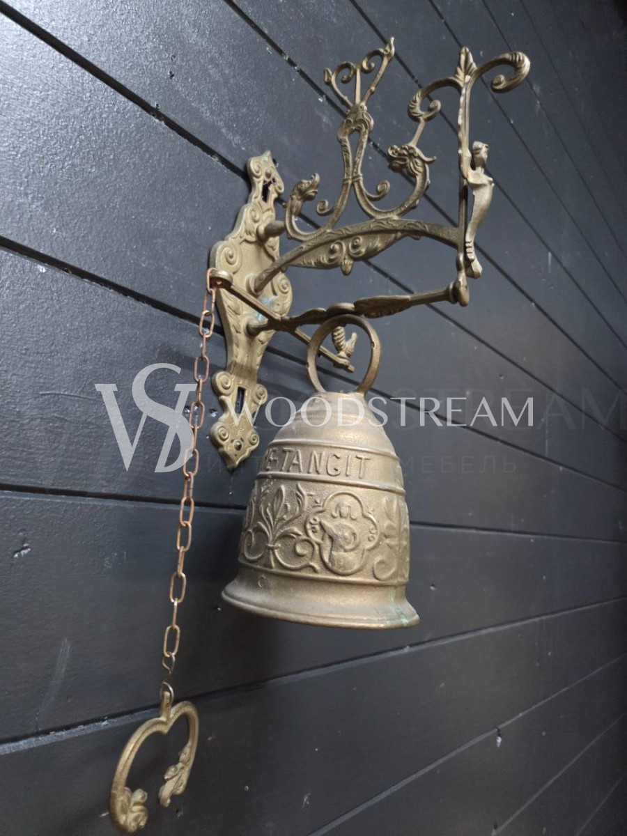 Декоративный элемент/Колокол дверной с ангелом