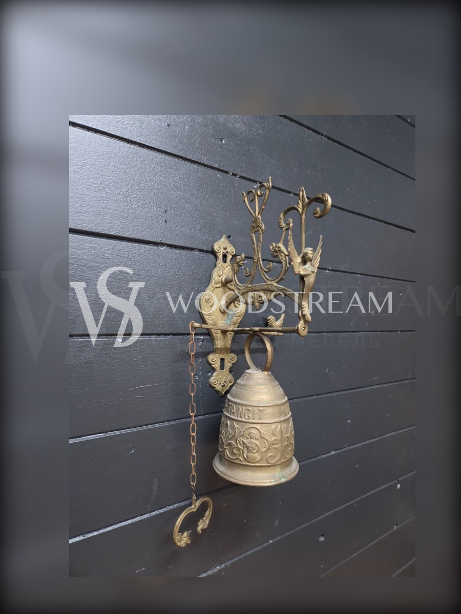 Декоративный элемент/Колокол дверной с ангелом