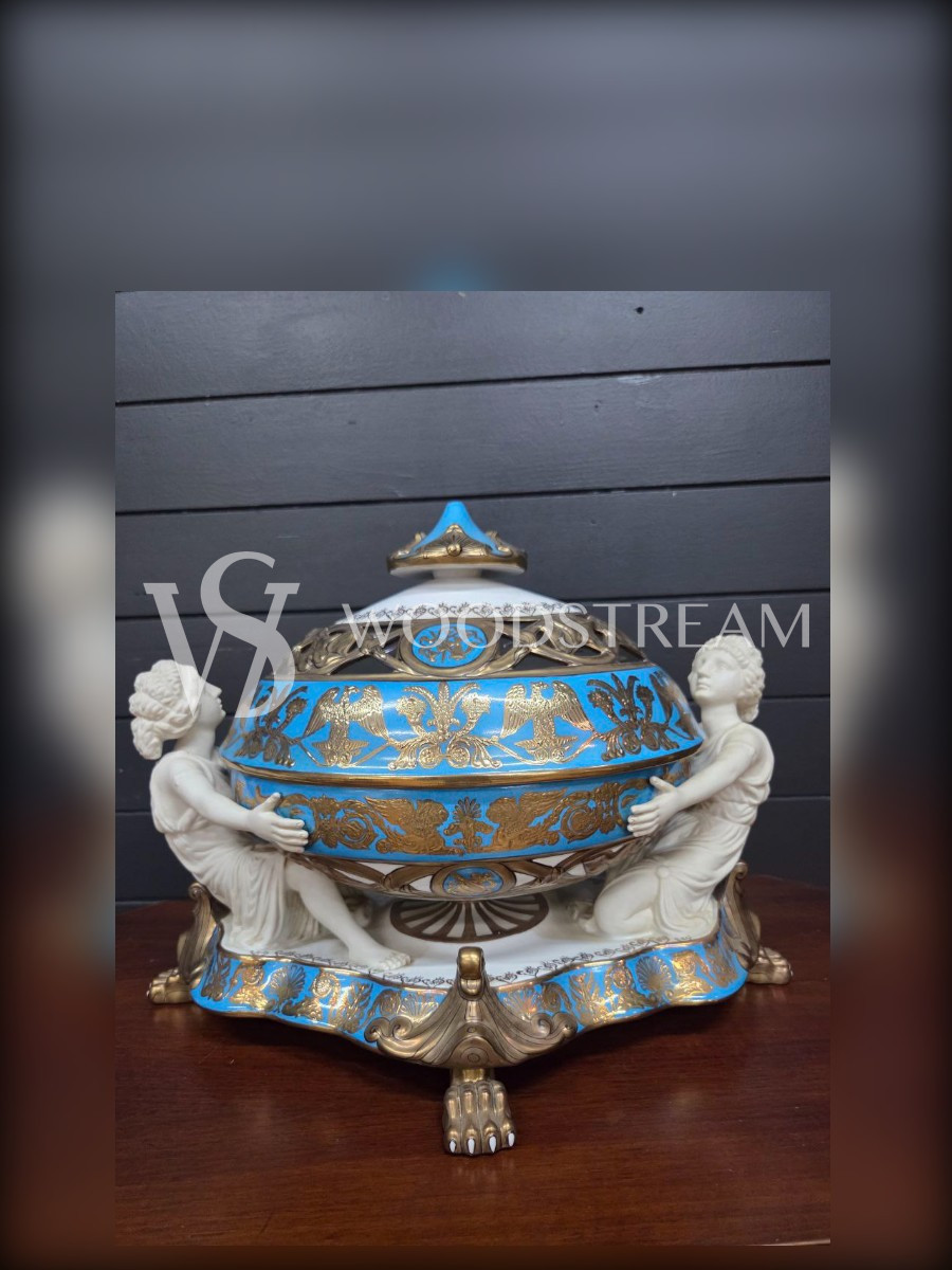 Ваза с крышкой/Шкатулка в стиле венецианского барокко