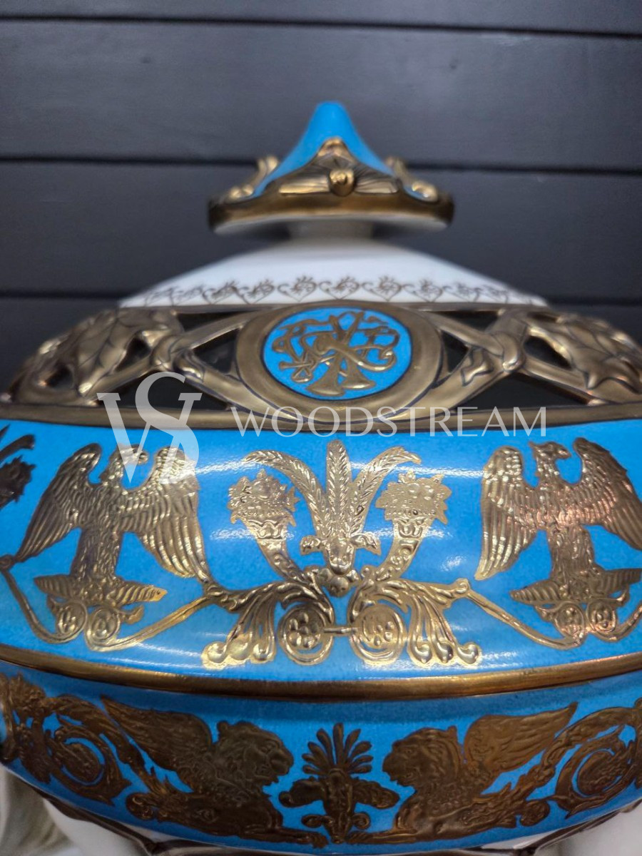 Ваза с крышкой/Шкатулка в стиле венецианского барокко