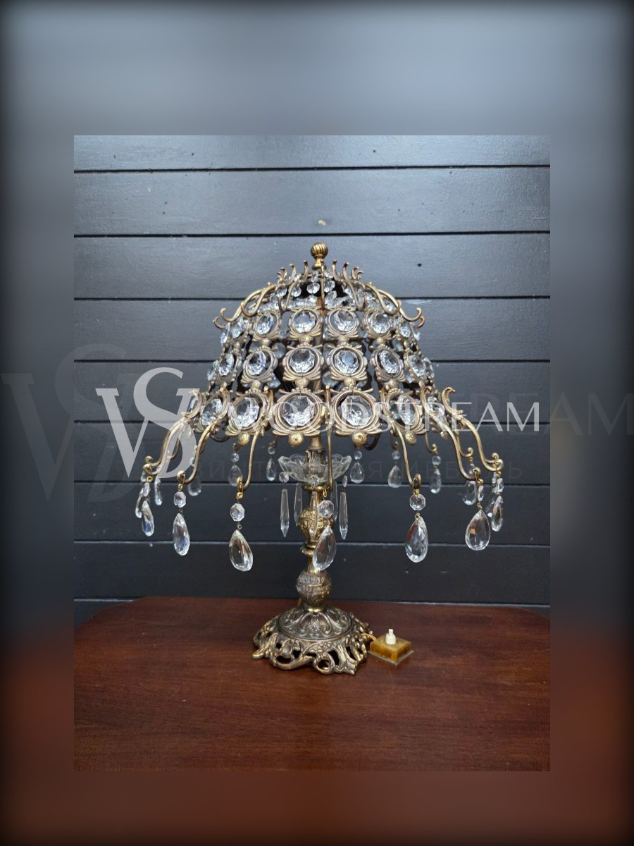 Лампа настольная винтажная