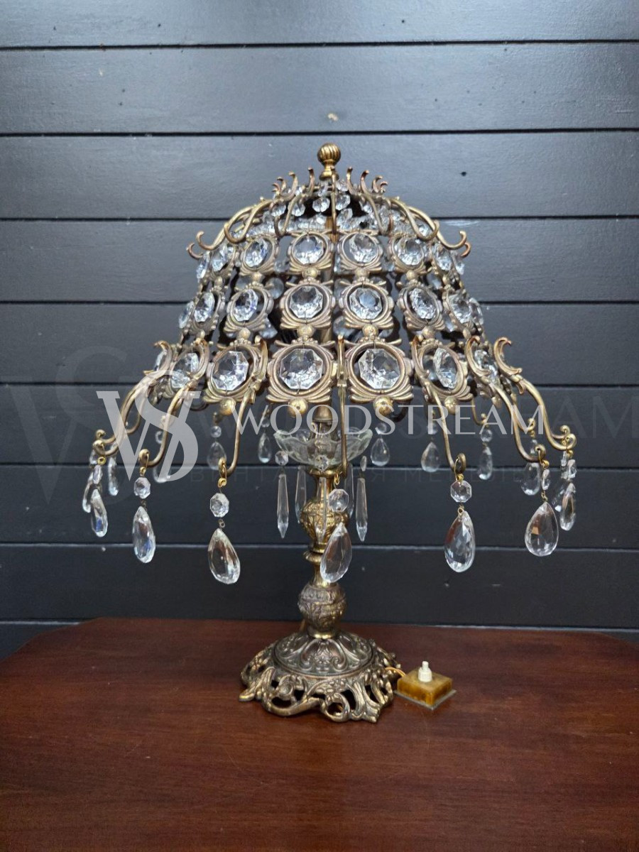 Лампа настольная винтажная