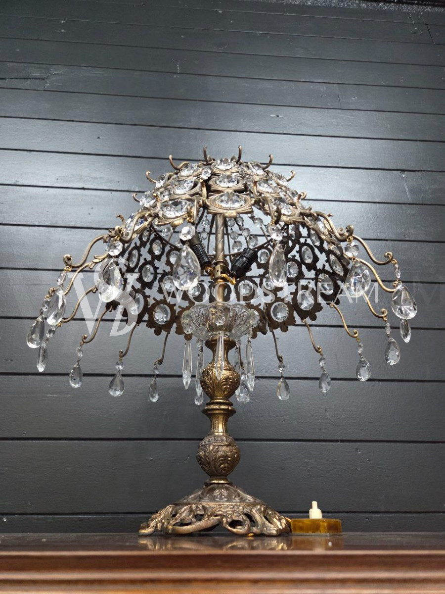 Лампа настольная винтажная