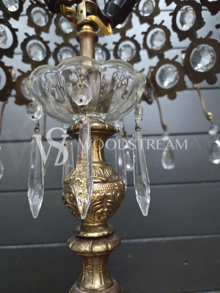 Лампа настольная винтажная