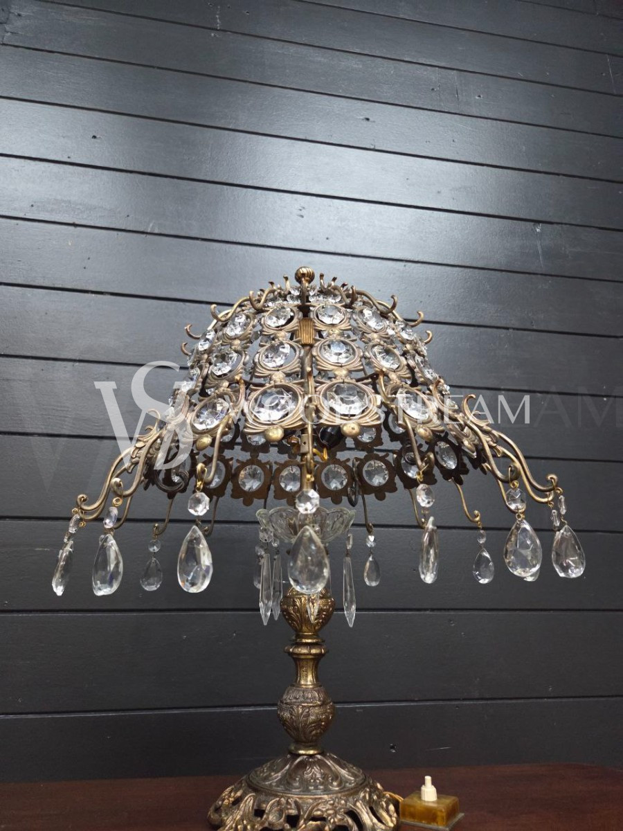 Лампа настольная винтажная