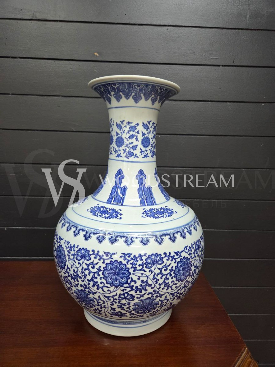 Ваза в стиле шинуазри 2 штуки