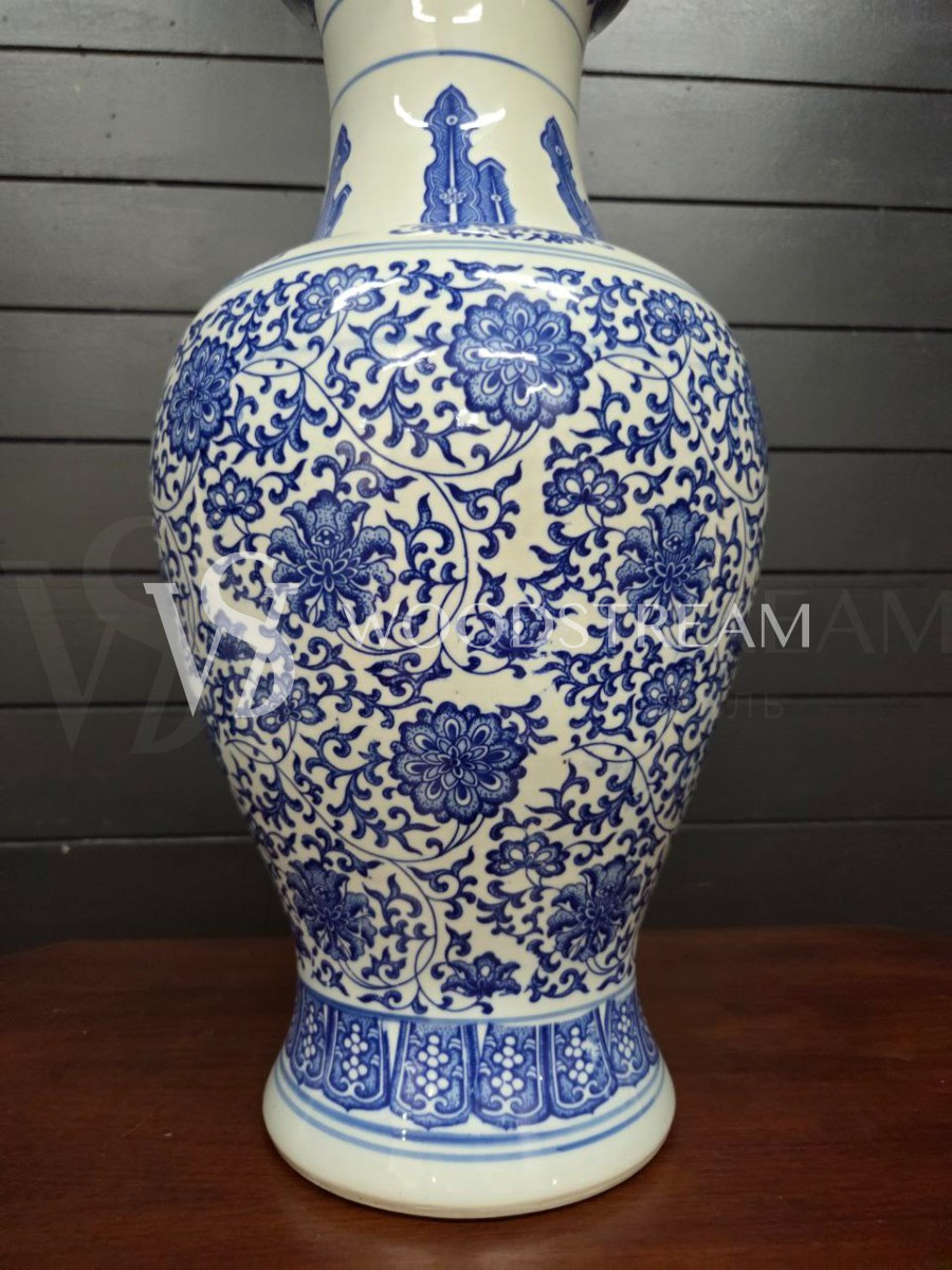 Ваза в стиле шинуазри 2 штуки