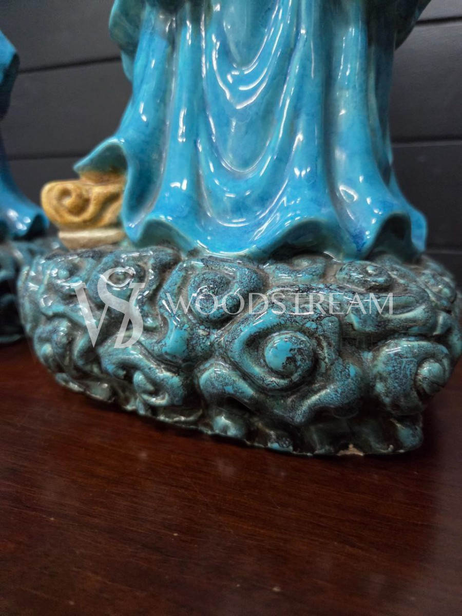 Скульптура/Статуэтка в восточном стиле 2 штуки Мужчина и Женщина