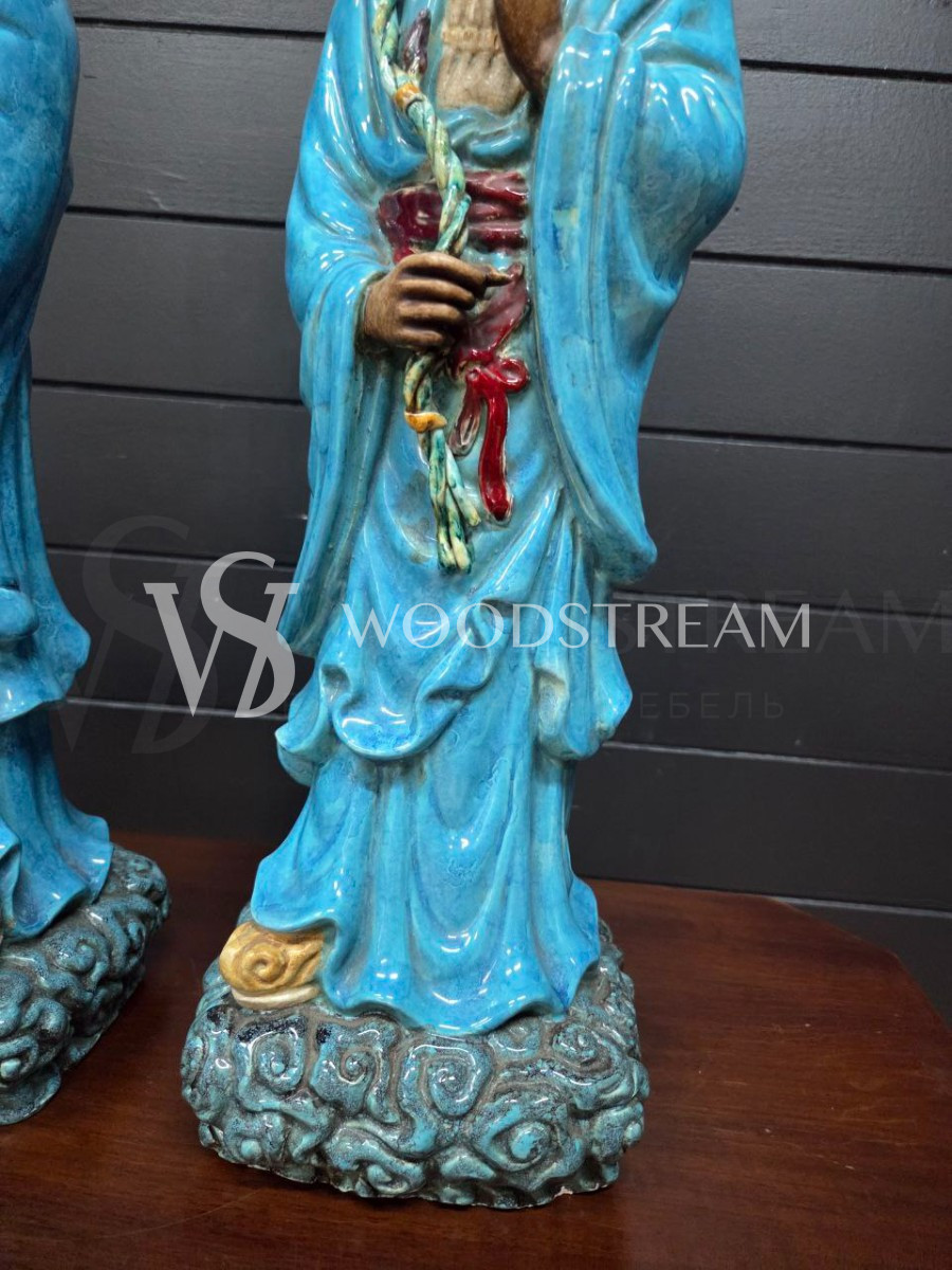 Скульптура/Статуэтка в восточном стиле 2 штуки Мужчина и Женщина