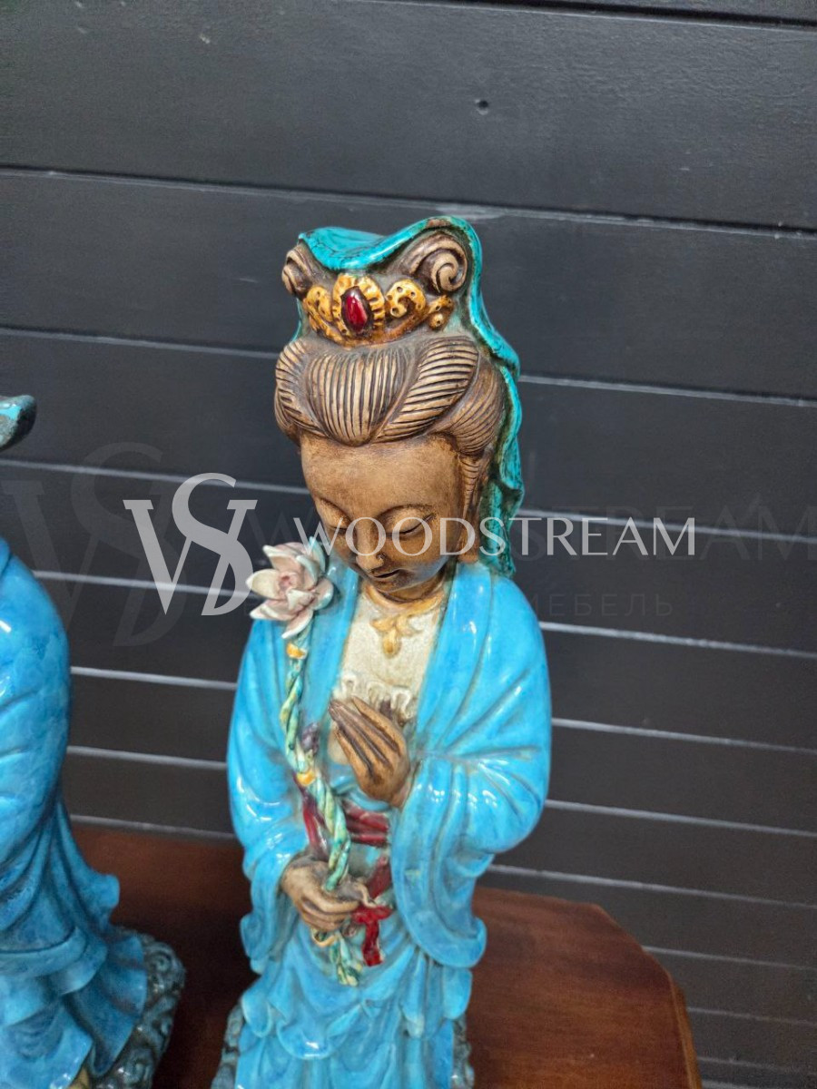 Скульптура/Статуэтка в восточном стиле 2 штуки Мужчина и Женщина