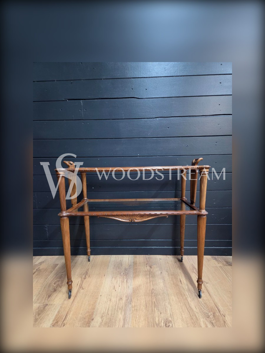 Консоль/Стол консольный со стеклянной столешницей