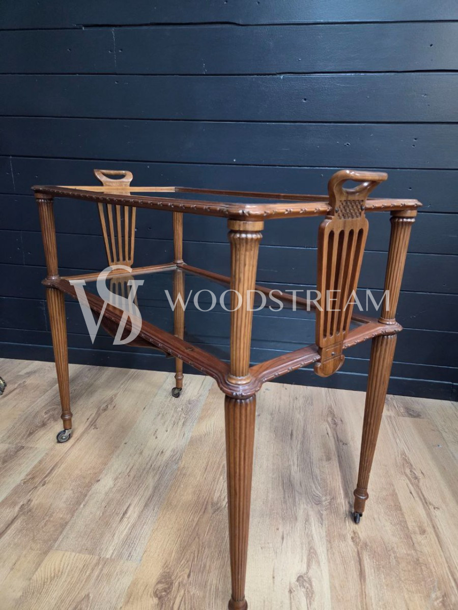 Консоль/Стол консольный со стеклянной столешницей