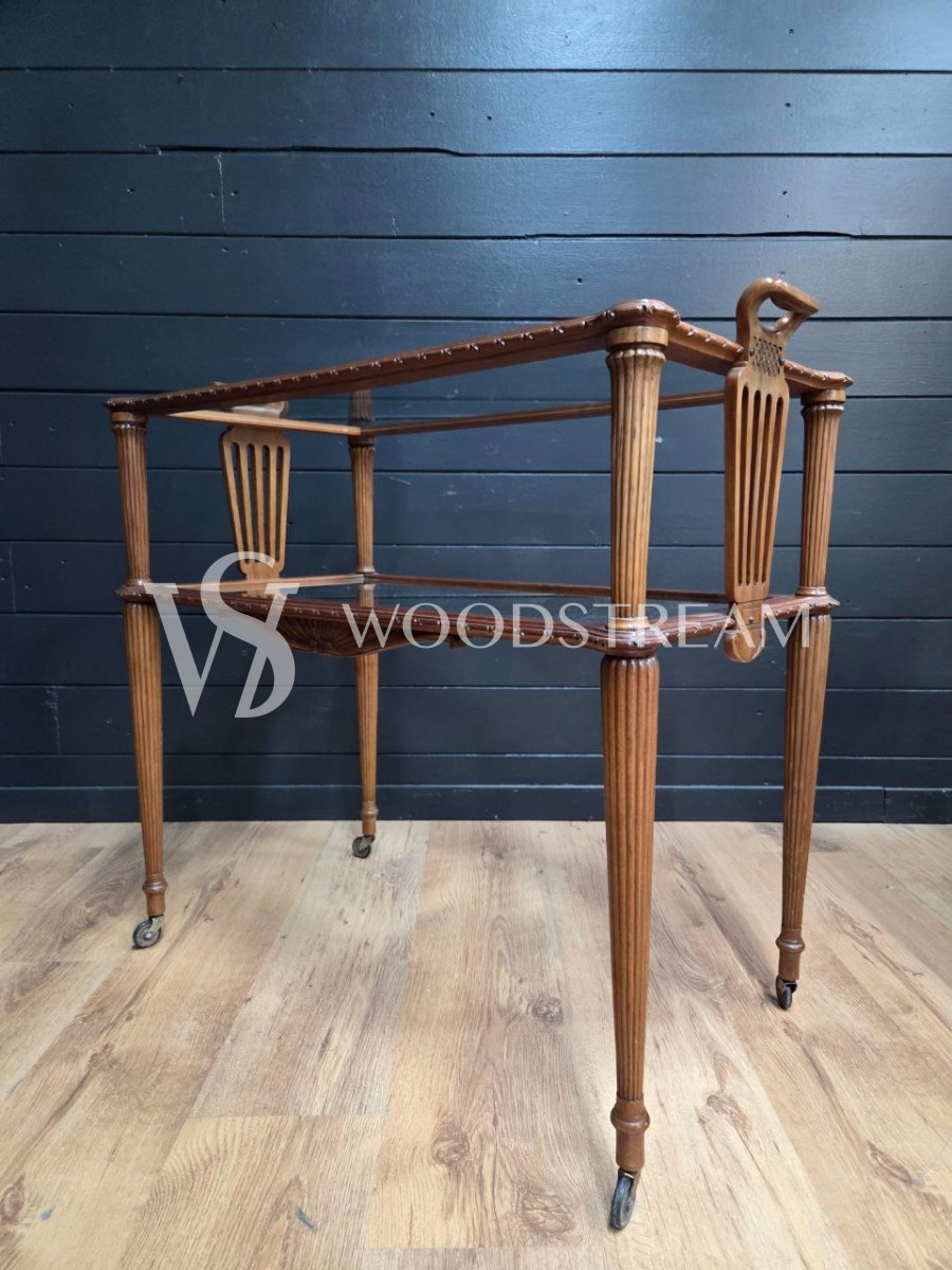 Консоль/Стол консольный со стеклянной столешницей