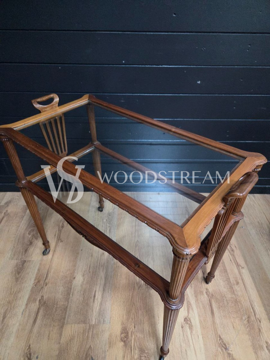 Консоль/Стол консольный со стеклянной столешницей