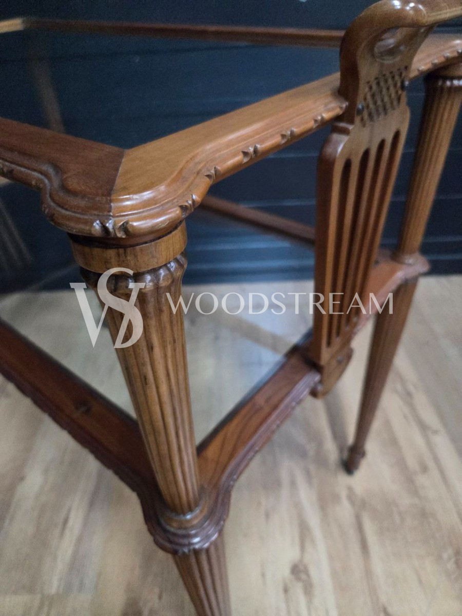 Консоль/Стол консольный со стеклянной столешницей