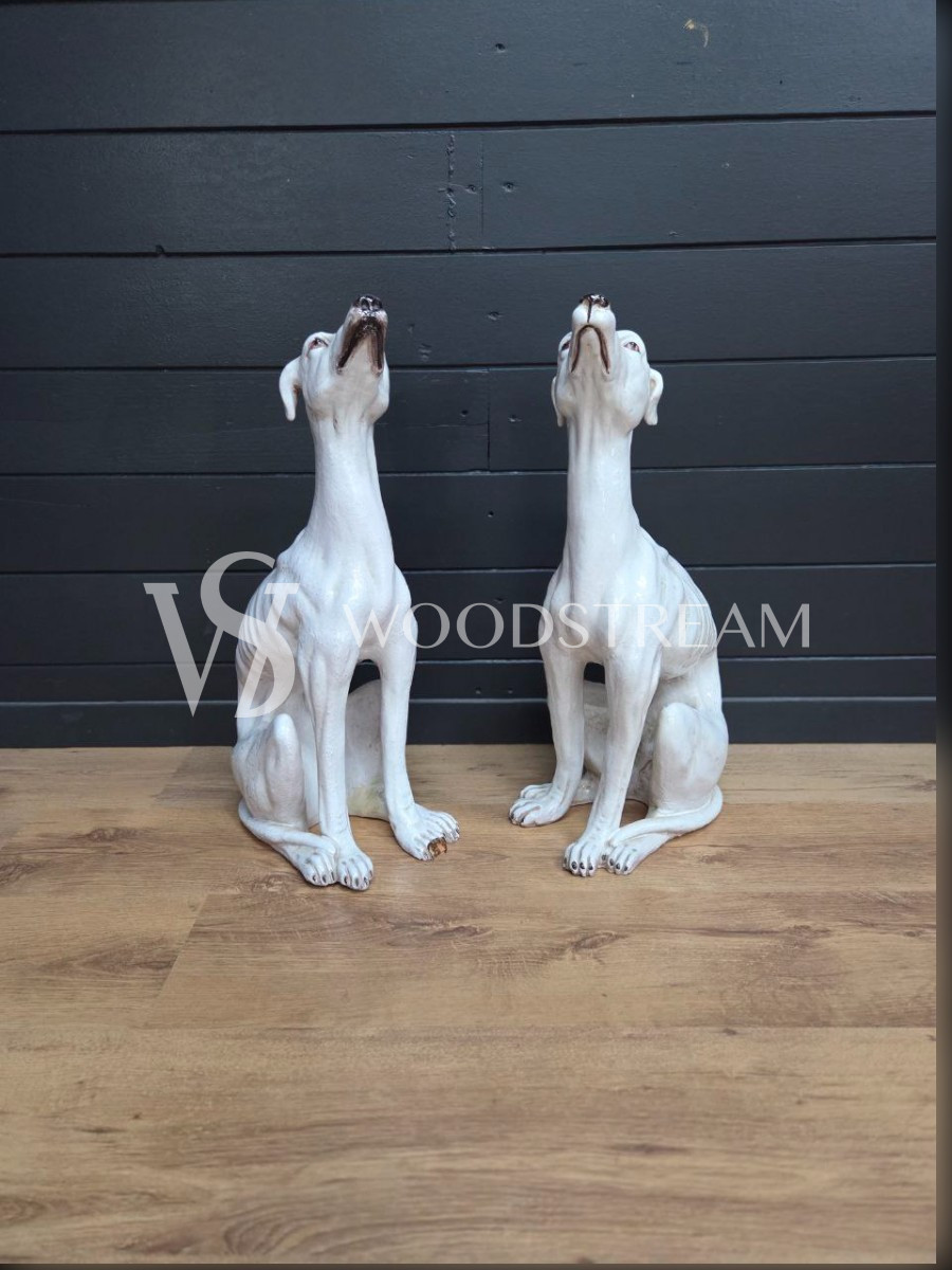 Скульптура анималистическая Собака/Левретка 2 штуки