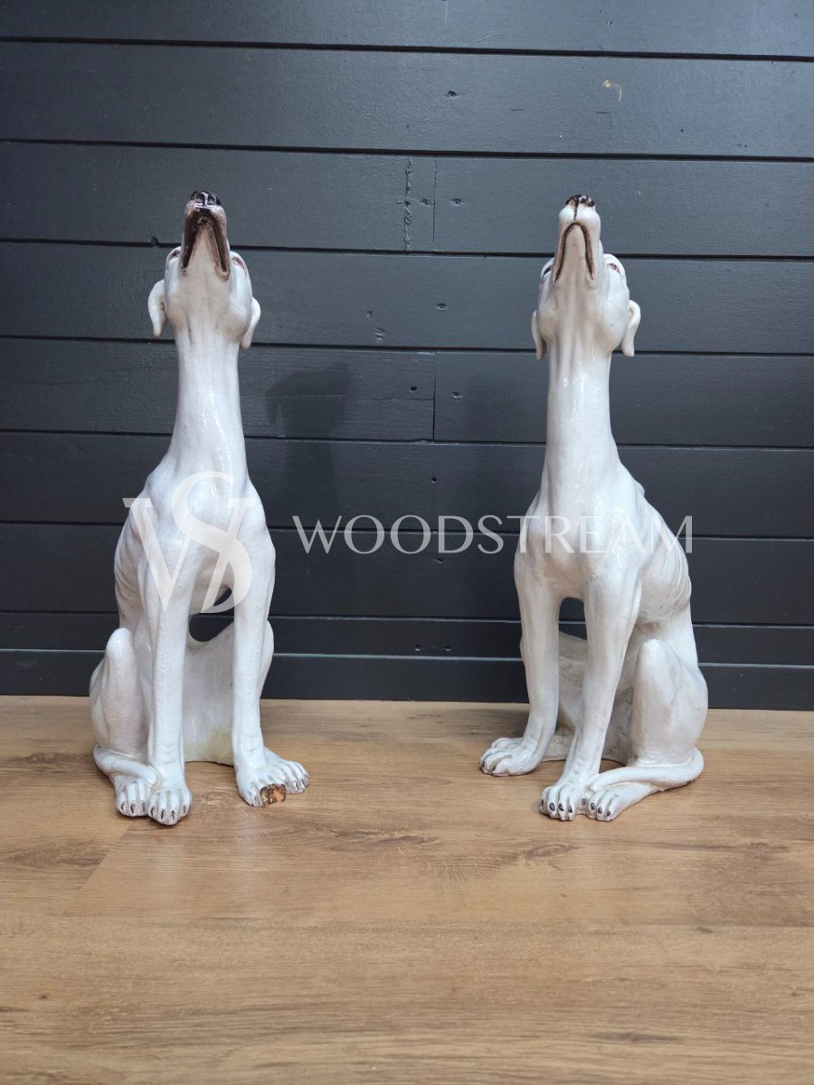 Скульптура анималистическая Собака/Левретка 2 штуки