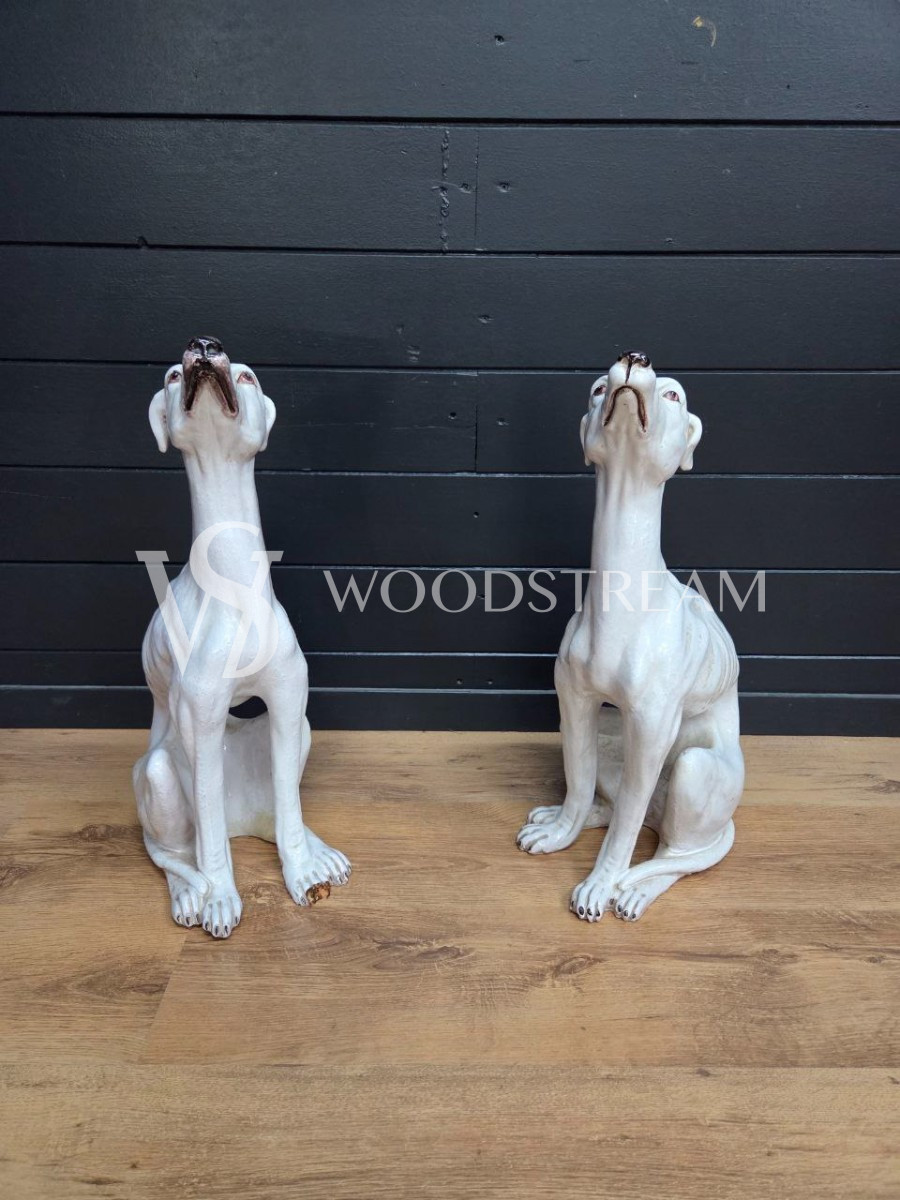 Скульптура анималистическая Собака/Левретка 2 штуки