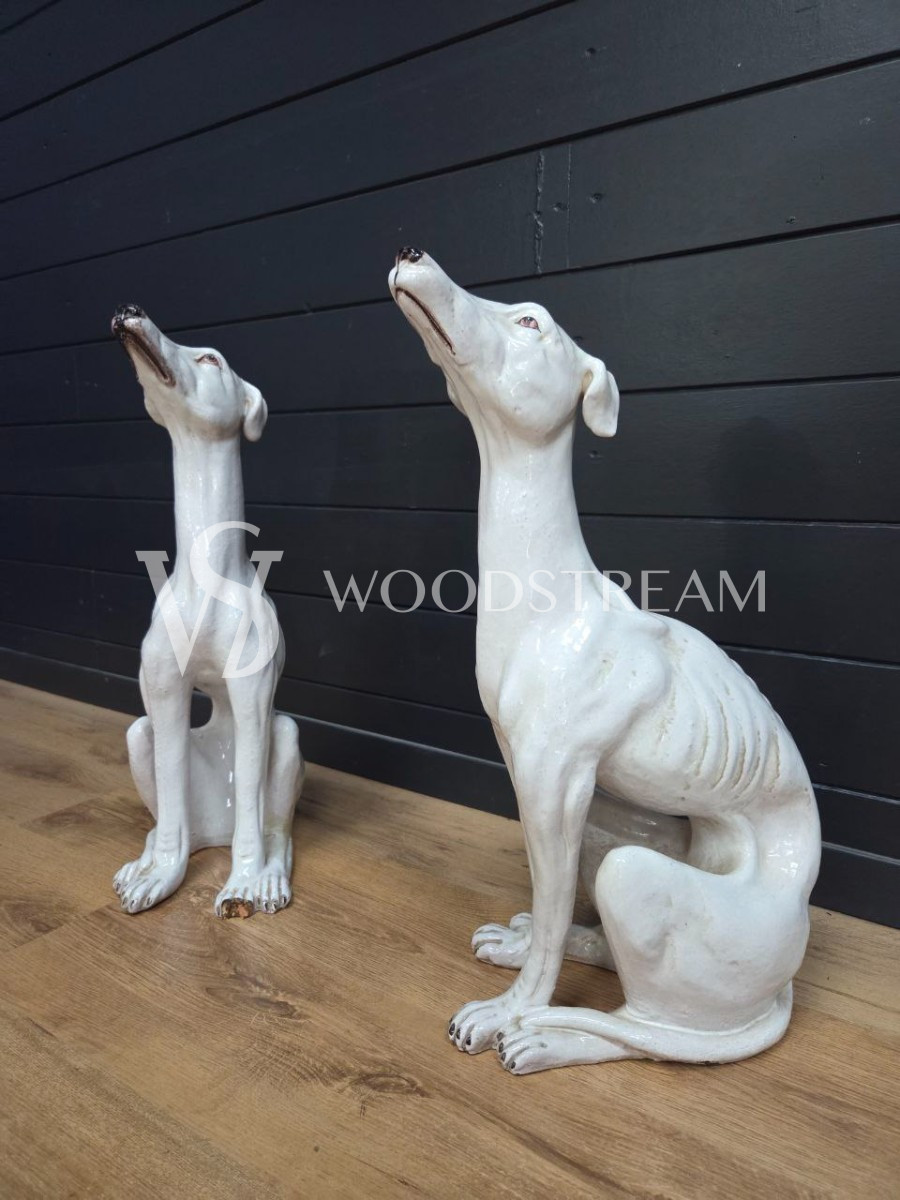 Скульптура анималистическая Собака/Левретка 2 штуки