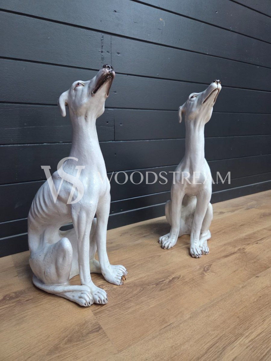 Скульптура анималистическая Собака/Левретка 2 штуки