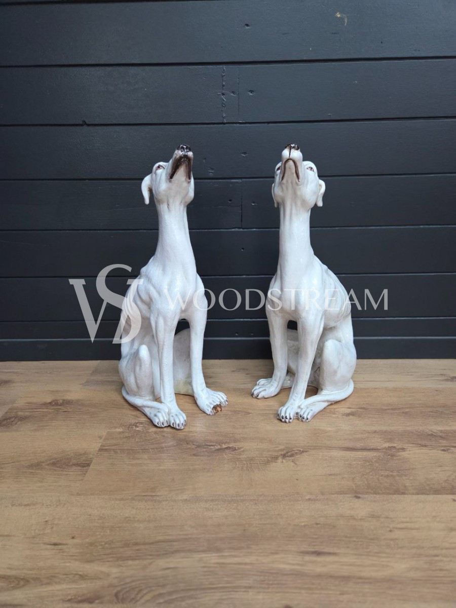Скульптура анималистическая Собака/Левретка 2 штуки