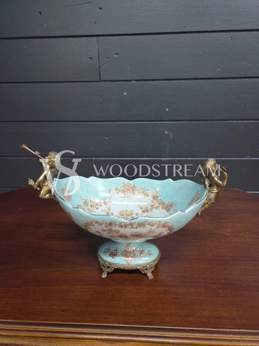 Ваза/Фруктовница/Конфетница с путти