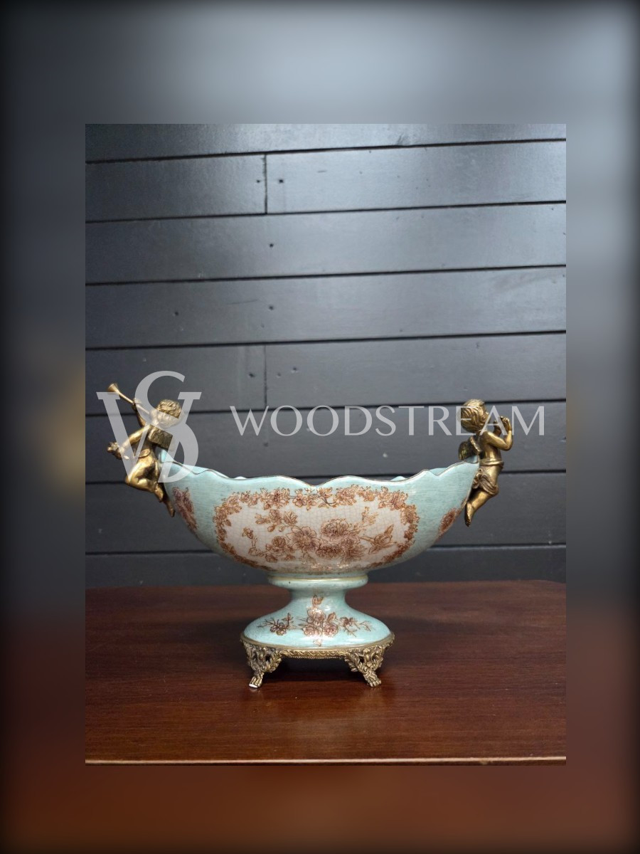 Ваза/Фруктовница/Конфетница с путти