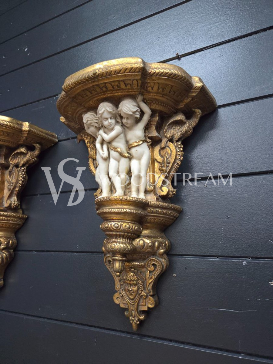 Консоль/Полка с путти 2 штуки