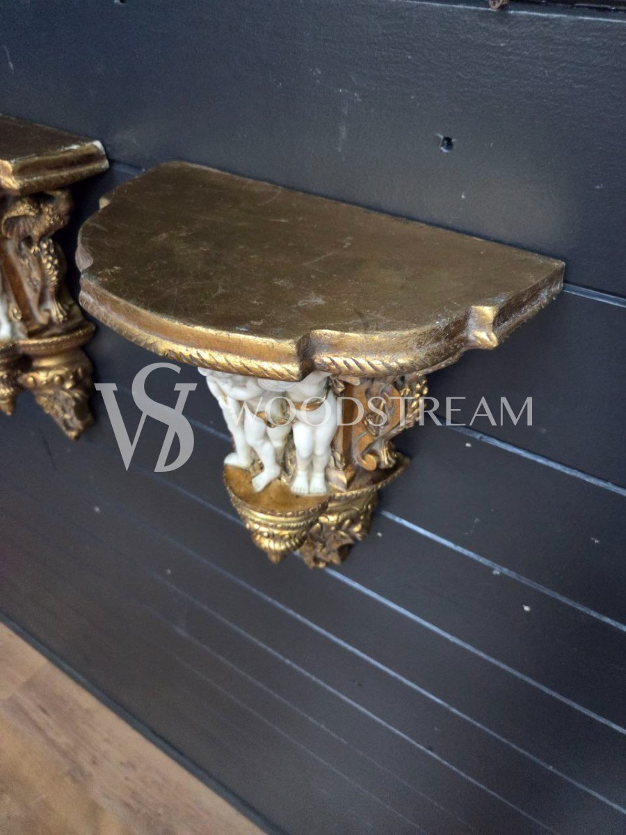 Консоль/Полка с путти 2 штуки