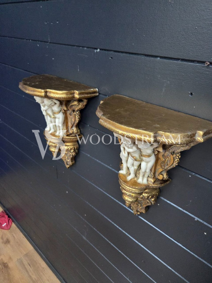 Консоль/Полка с путти 2 штуки