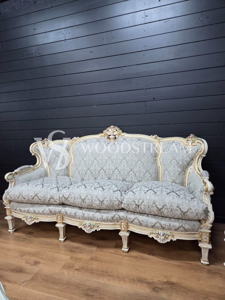 Комплект мягкой мебели для гостиной в стиле венецианского барокко от фабрики Silik