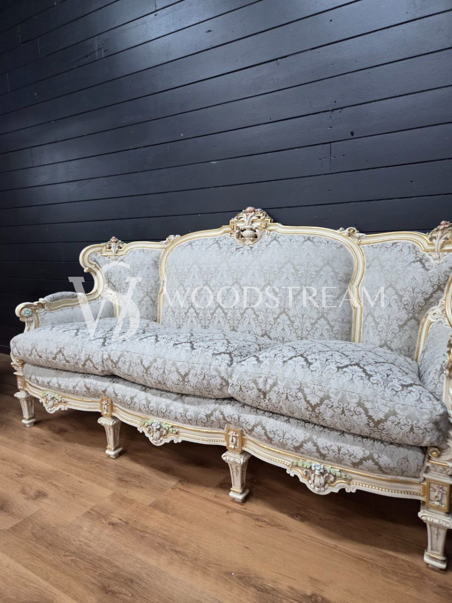 Комплект мягкой мебели для гостиной в стиле венецианского барокко от фабрики Silik